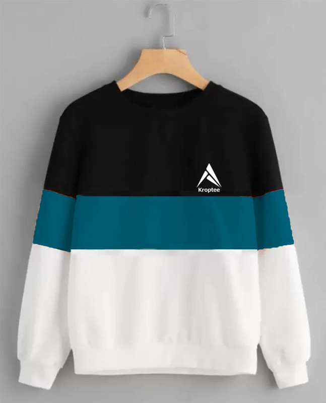Women Colorblock Round Neck