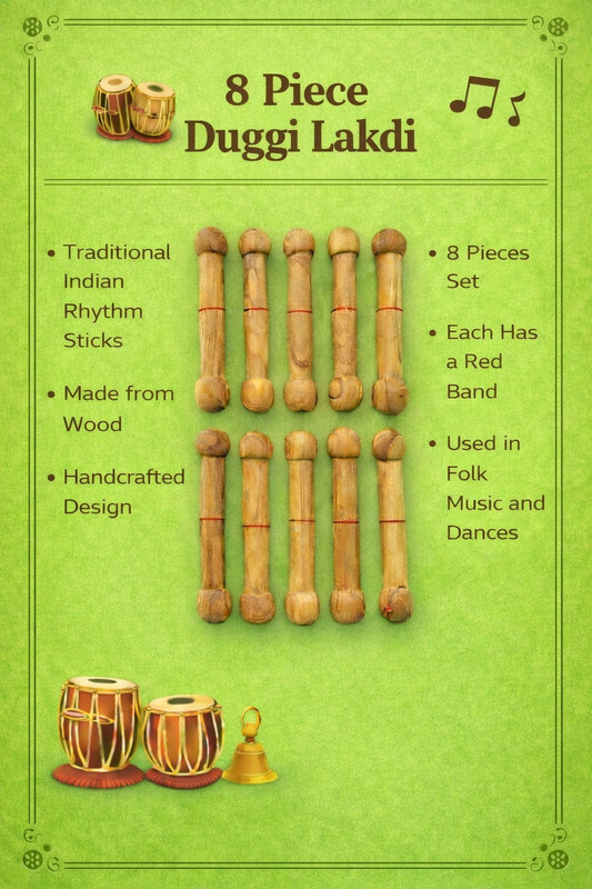SG MUSICAL Tabla Gattas For Bayan(Pack of 4)