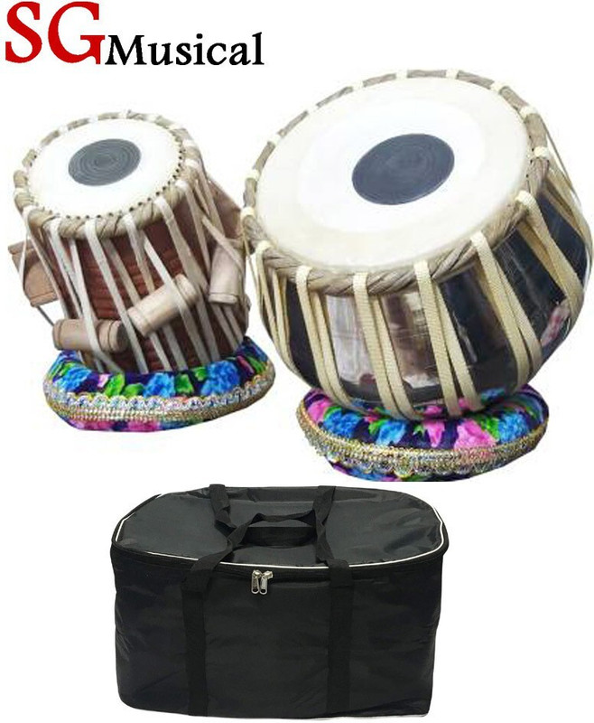 SG MUSICAL SGM-VC4 classic tabla set, Iron bayan, sheesham dayan with Hammer Tabla(Dayan - 12 cm, Bayan - 14 cm)