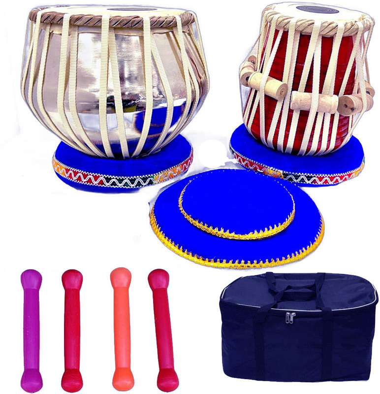 HS Internet all musical instruments Tabla(Dayan - 13 cm, Bayan - 22 cm)