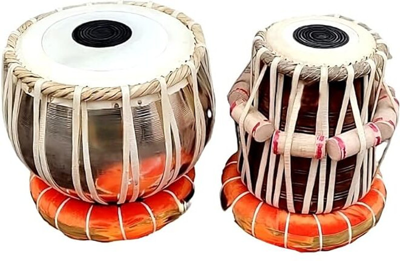 SG MUSICAL Iron Rope Tuned for Students/Boys/Girls Tabla(Dayan - 14 cm, Bayan - 22 cm)