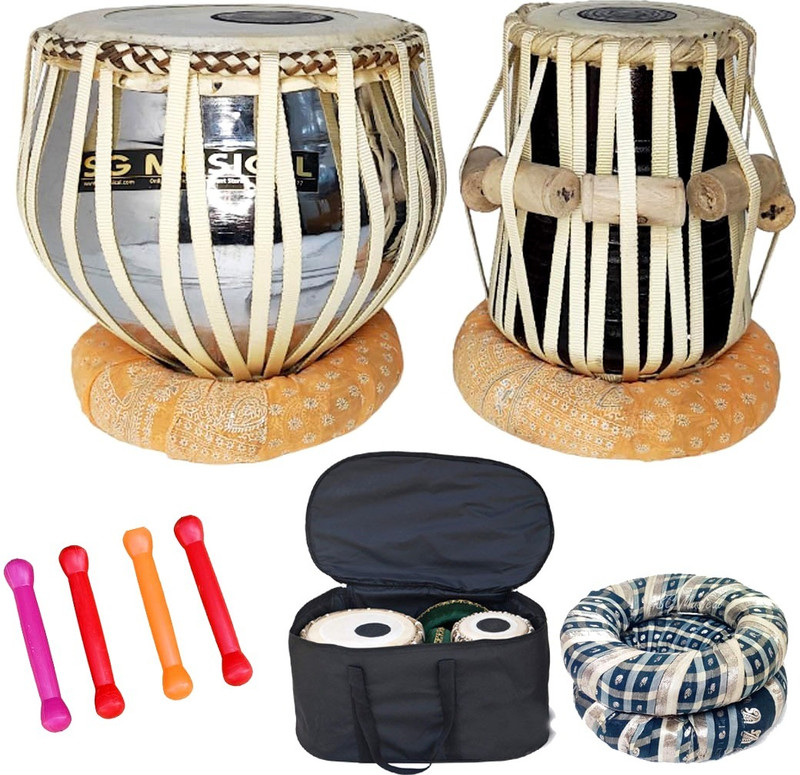 Trading Dukan tabla music instrument Tabla(Dayan - 14 cm, Bayan - 22 cm)