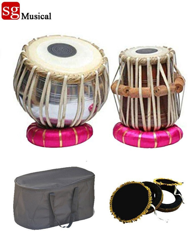 SG MUSICAL GT6 Student Handmade Indian Iron Tabla Set Tabla(Dayan - 14 cm, Bayan - 14 cm)