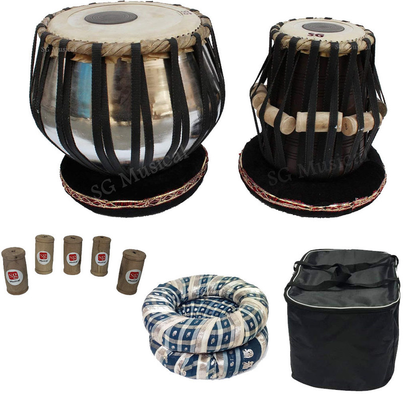 SG MUSICAL Dagga, Bayan , For Student Tabla Set Tabla(Dayan - 14 cm, Bayan - 22 cm)