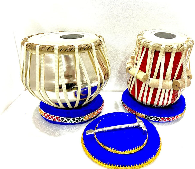Famous base drum tabla table tabla drum set bag Tabla(Dayan - 14 cm, Bayan - 23 cm)