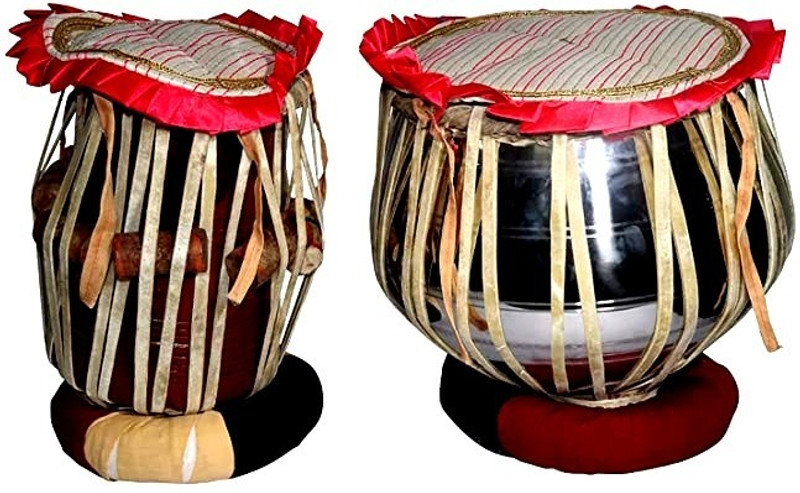 LAKHA SINGH Iron Bayan, Classical Tabla | tablaset|tablabag|tabladrum|tablapudi Tabla(Dayan - 14 cm, Bayan - 22 cm)