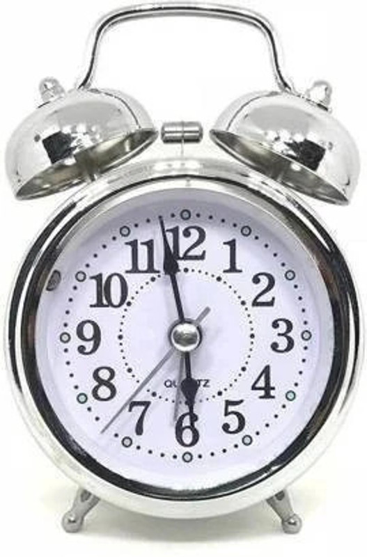 kb trade Analog Silver Clock