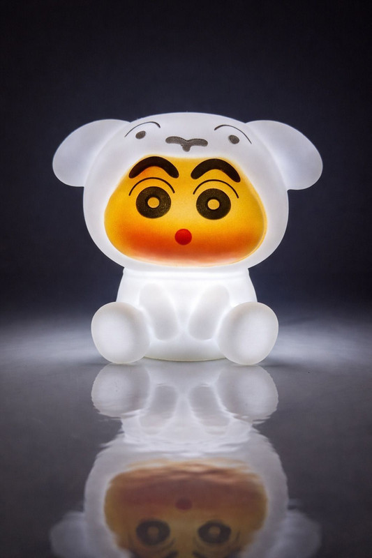 Gridcart Shinchan Puppy Night Lamp Night Lamp(8 cm, White, Yellow, Black)