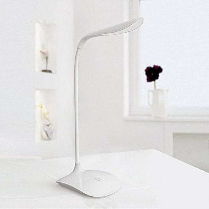 AKR Powerful Rechargeable Emergency Table Lamp / Student Reading Light/ Led Foldable Study Lamp(37 cm, White)