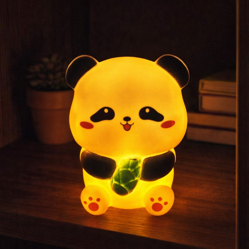 TOY2TRAY Cute Panda Light Lapm Night Lamp(10 cm, White)