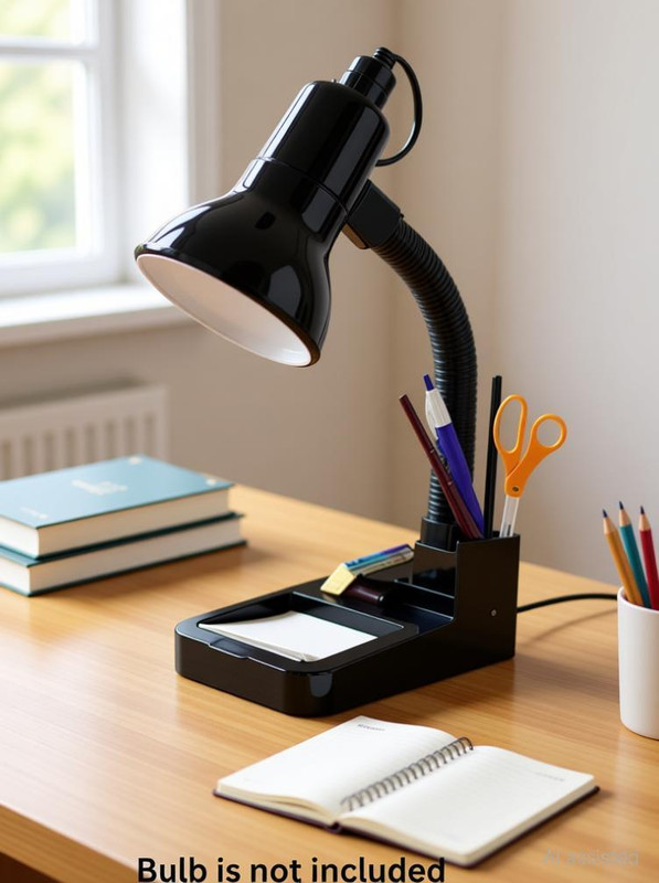 EMMKITZ TABLE LAMP FOR KIDS AND STUDENTS ( BLACK ) Study Lamp(6 cm, Black)