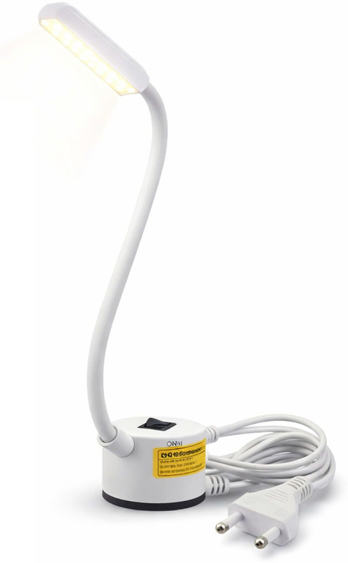 Gemsy 3W LED Light with Flexible Gooseneck,Magnetic Base for Industrial Sewing Machine Table Lamp