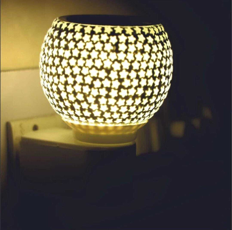 HEDRAN Kapoor Dani Cum Night Lamp Multi Functional Essential Oi Night Lamp Night Lamp(5 cm, White)