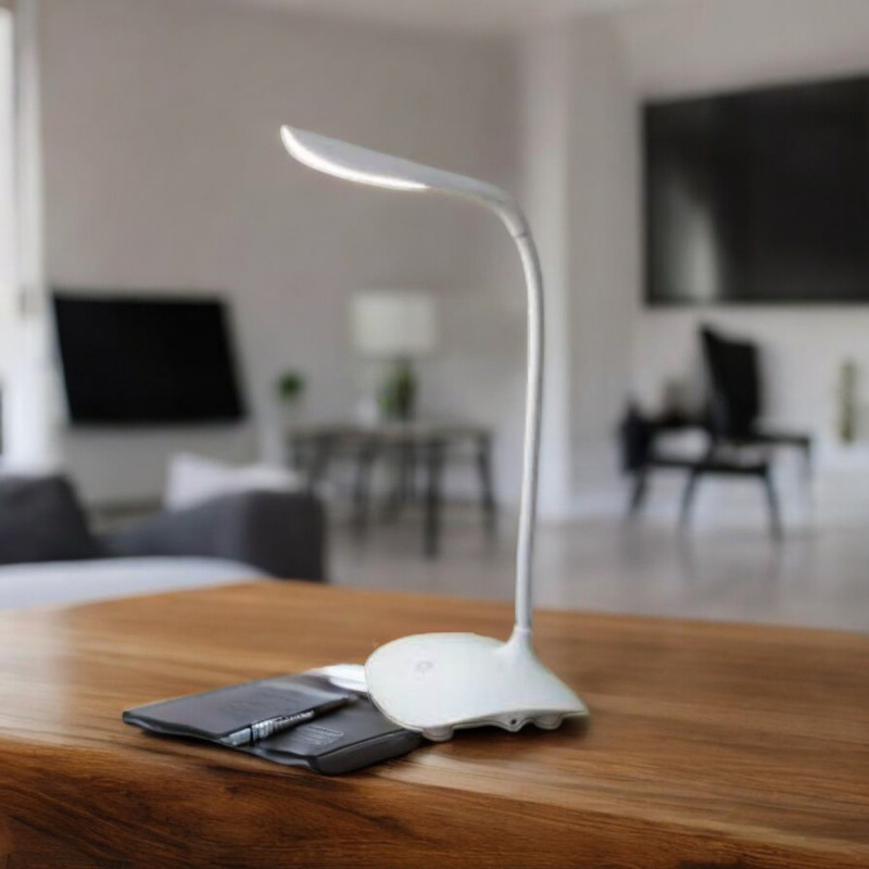 REXBURG Led Foldable Desk Lamp Table lamp Study Lamp ( White)_L6_TL1344 Study Lamp(35 cm, White)