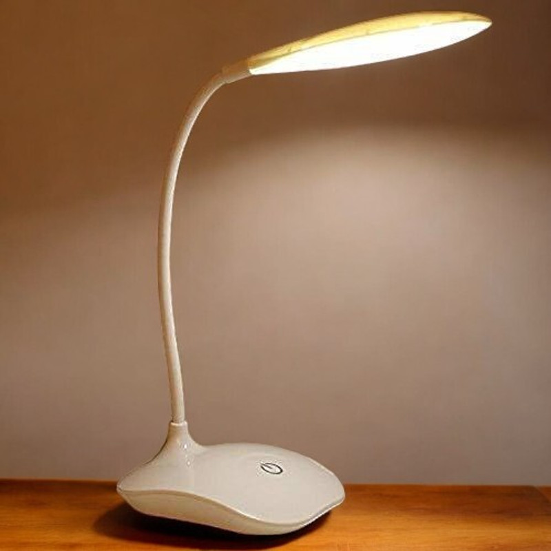 Garu Plastic Desk Lamps for Study Table, Rechargeable USB Warm Light Led_201 Study Lamp(30 cm, Multicolor)