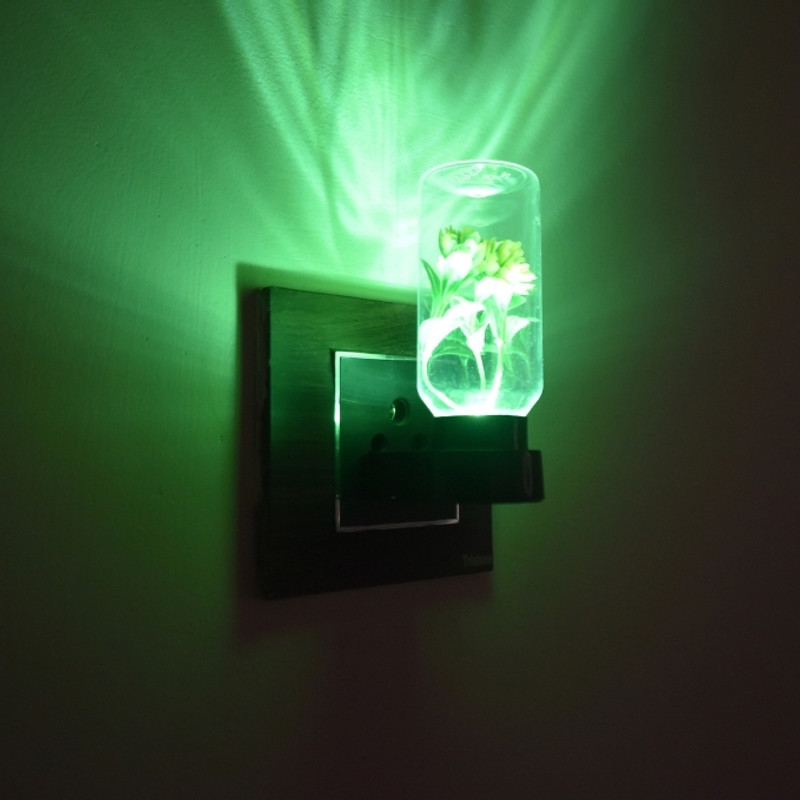 Neil-Kart Decorative LED Lamp-02 Night Lamp(10 cm, Green)