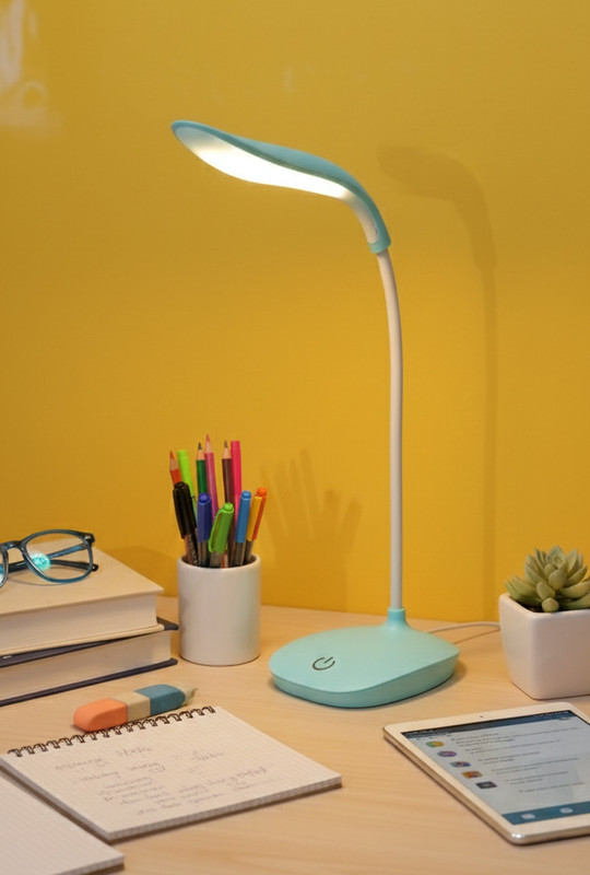 Mitragoods ​perfect study lamp: modern design and soft light for better concentration. Study Lamp(30 cm, Multicolor)
