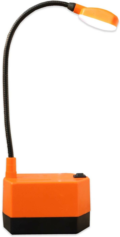 Smuf RSL-2 Plus Solar LED Study Lamp, Japanese LED With 12 Hours Long Battery Backup Study Lamp(25 cm, Orange)