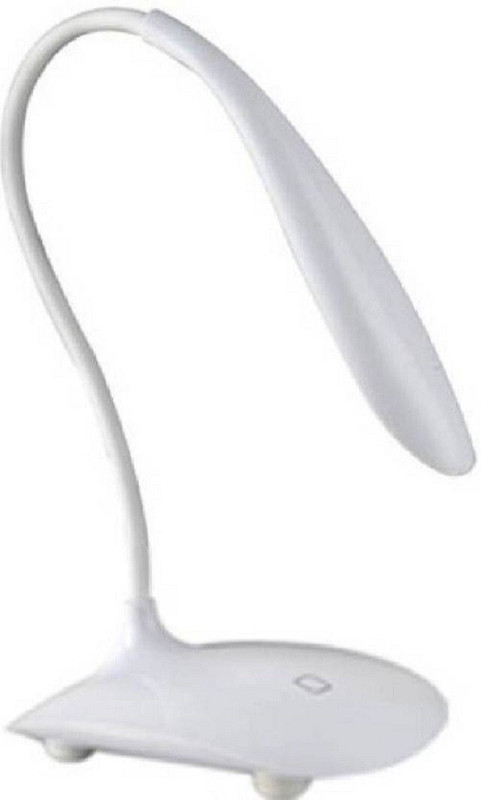 REXBURG Flexi Swan Lamp with touch sensor - battery & USB powered Study Lamp(40 cm, White)
