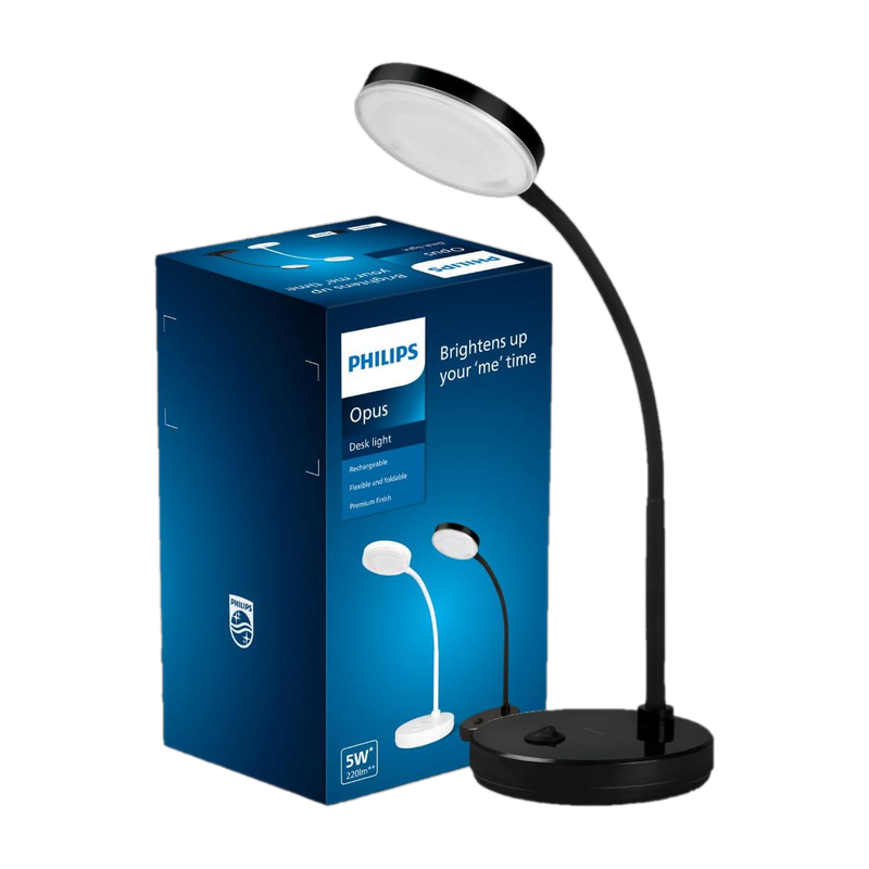 PHILIPS OPUS Table Lamp(48 cm, Black)