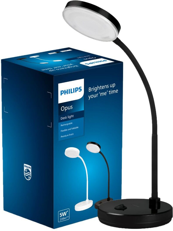 PHILIPS OPUS Table Lamp(48 cm, Black)