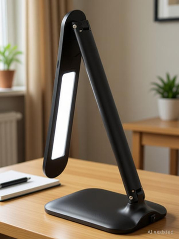 PHILIPS 61013 (LED) Study Lamp(37 cm, Black)