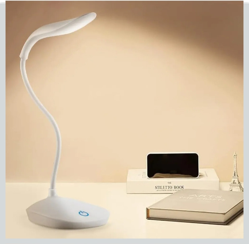 TRANDIXO LED Rechargeable Study Desk Lamp Light with 3 Brightness Level Study Lamp(25 cm, Multicolor)