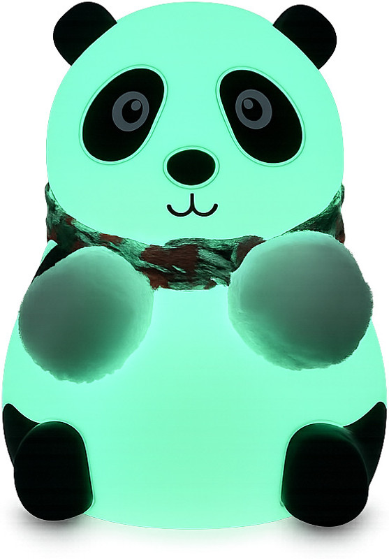 Arth Siddhi Multi colour shade Panda Night Lamp Night Lamp(15 cm, Multicolor)