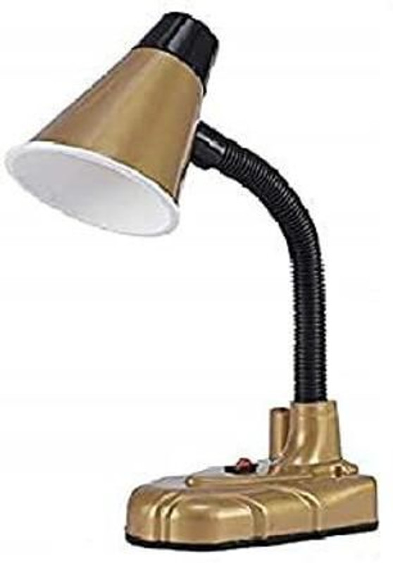 ARTDECOR STUDY LAMP Study Lamp(40.64 cm, GOLDEN)