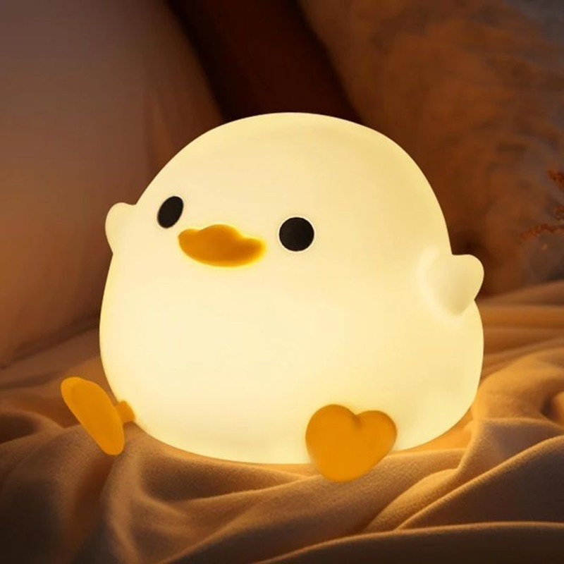 NAIRO Dodo Duck Night Lamp – 7 Color Changing Silicone LED Light Night Lamp(7 cm, Multicolor)