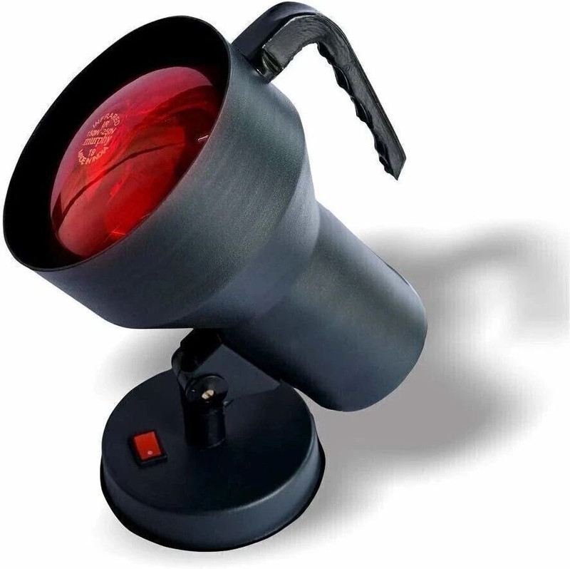 MURPHY Infrared Heat Therapy Lamp Table Lamp(24.3 cm, Red)