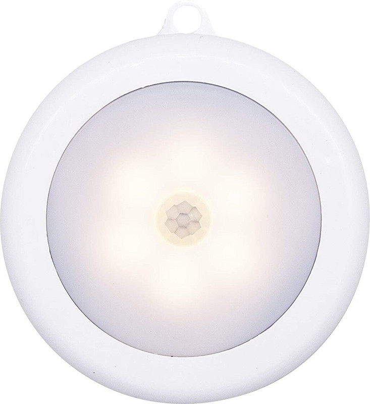 SHIVMEDICOS Motion Sensor Light USB Rechargeable Battery Powered LED Night Lights Stick-On Cabinet Night Lights Bed Wardrobe Lights for Home Bedroom, Kitchen, Wardrobe (White Light) Night Lamp(10 cm, White)