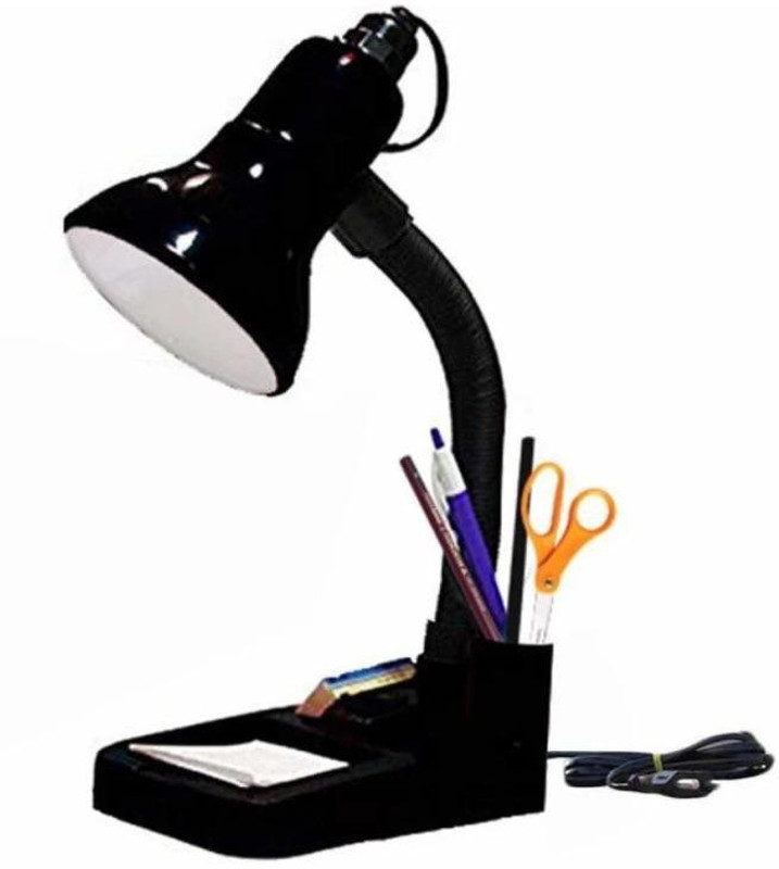 AmanEstore Table Lamp black Study Lamp(25 cm, Black)