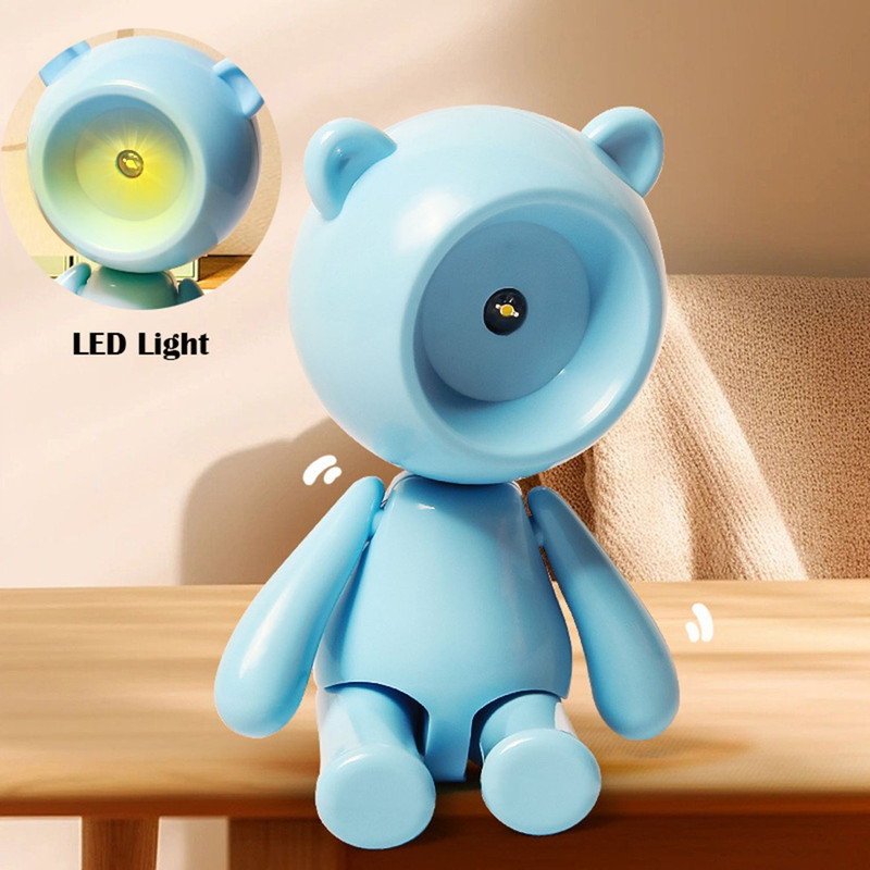 KHODALRAJ ENTERPRISES LED Desk Lamp Study Lamp AND Study Lamp(17 cm, Light Blue)