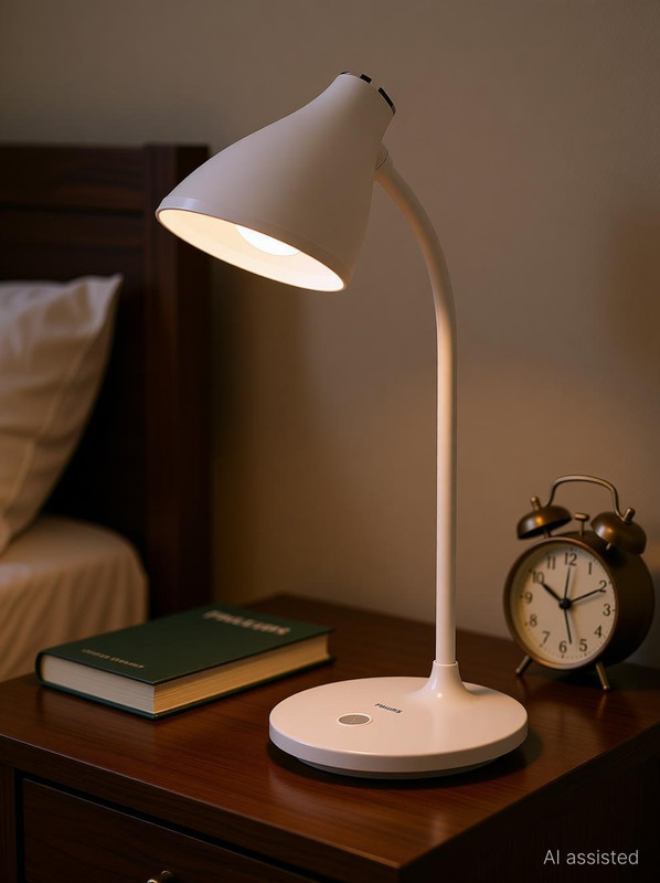 PHILIPS Skyy Study Lamp(41 cm, White)