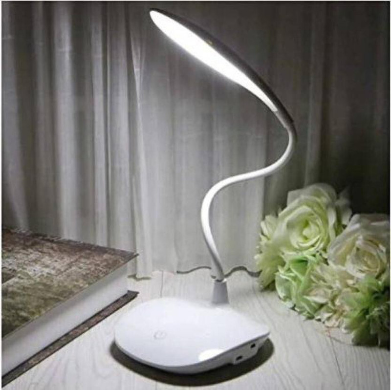 king shine On/Off Switch Desk Lamp Children Student Table Lamps USB Charging Study Lamp(30 cm, White)