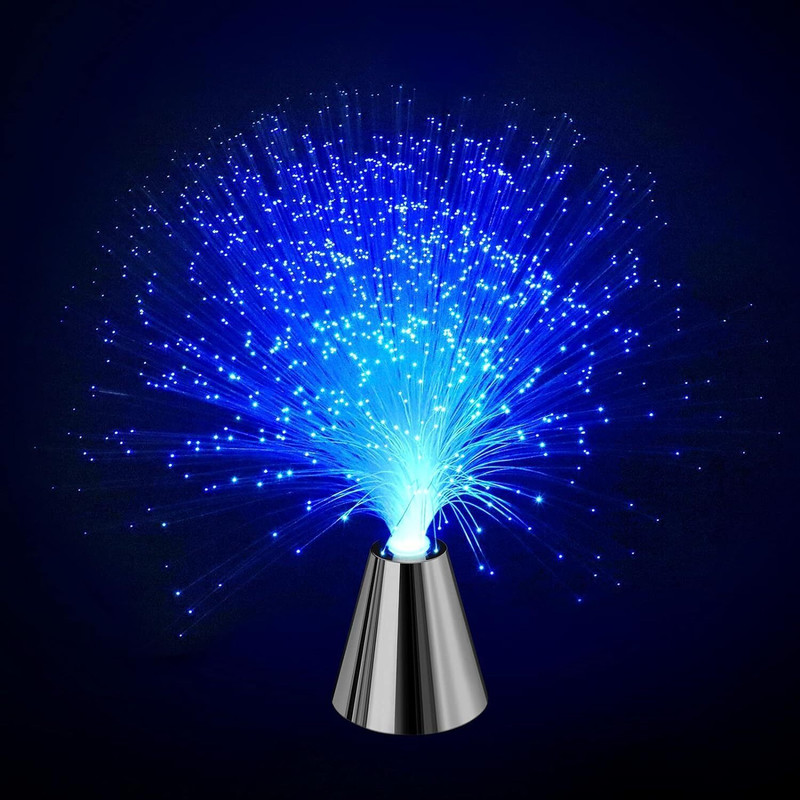 SVULINT Beautiful Romantic LED Fiber Optic Nightlight Lamp Color Night Lamp(14 cm, Multicolor)