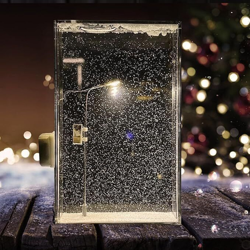KALYASTUDIO Snow Lamp Night Lamp(10 cm, Transparent)