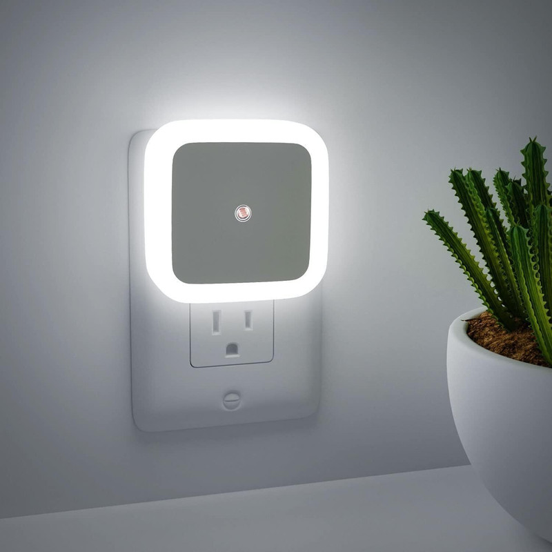 NL Traders 0.5W LED sensor plug for bedroom office living room Night Lamp(5.5 cm, White)