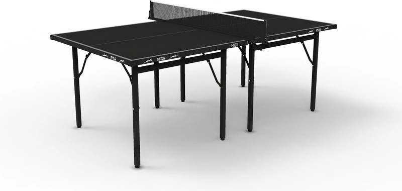 Stag iconic MINI Stationary Outdoor Table Tennis Table(Grey)