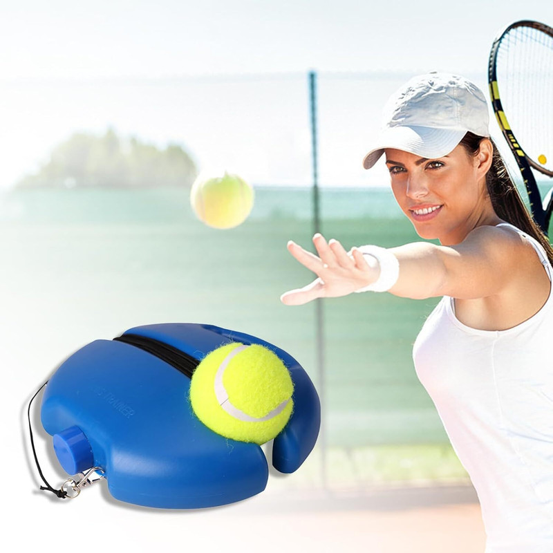 GKzon Tennis Trainer Rebound Ball Rollaway Outdoor Table Tennis Table(Mullti Color)