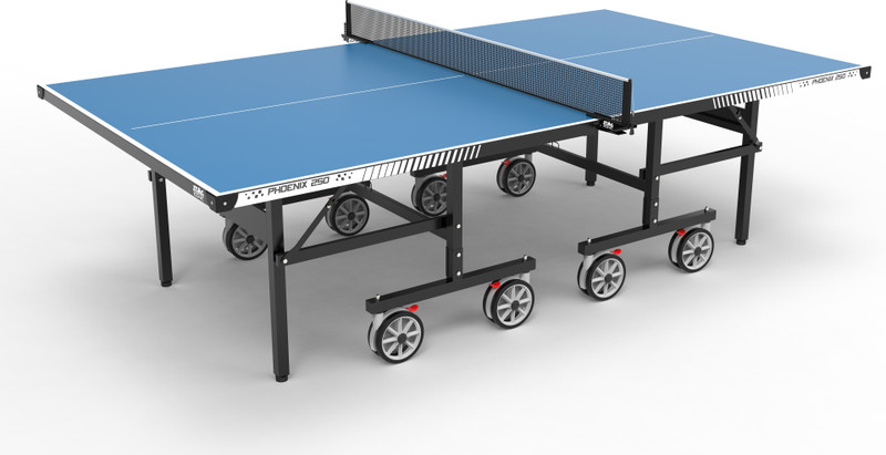 Stag iconic New Launch Phoenix 250 Premium 25MM Top Laminated Board Rollaway Indoor Table Tennis Table(Blue)