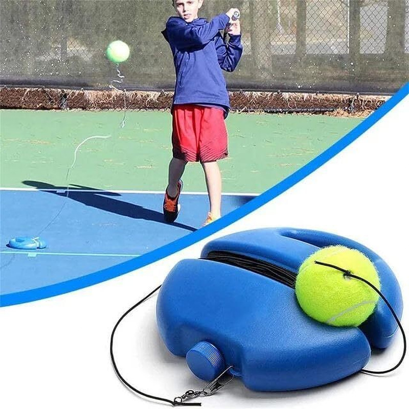 GKzon Trainer Ball Solo ReboundTennis Training Equipment (No Racket Included) Cricket Tennis Ball(Standard, Pack of 1, Multicolor)