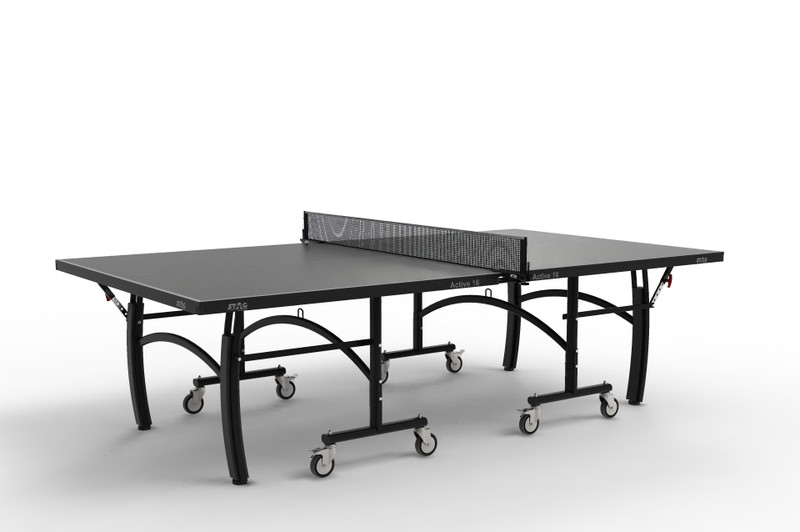 Stag iconic STEALTH Rollaway Indoor Table Tennis Table(Grey)