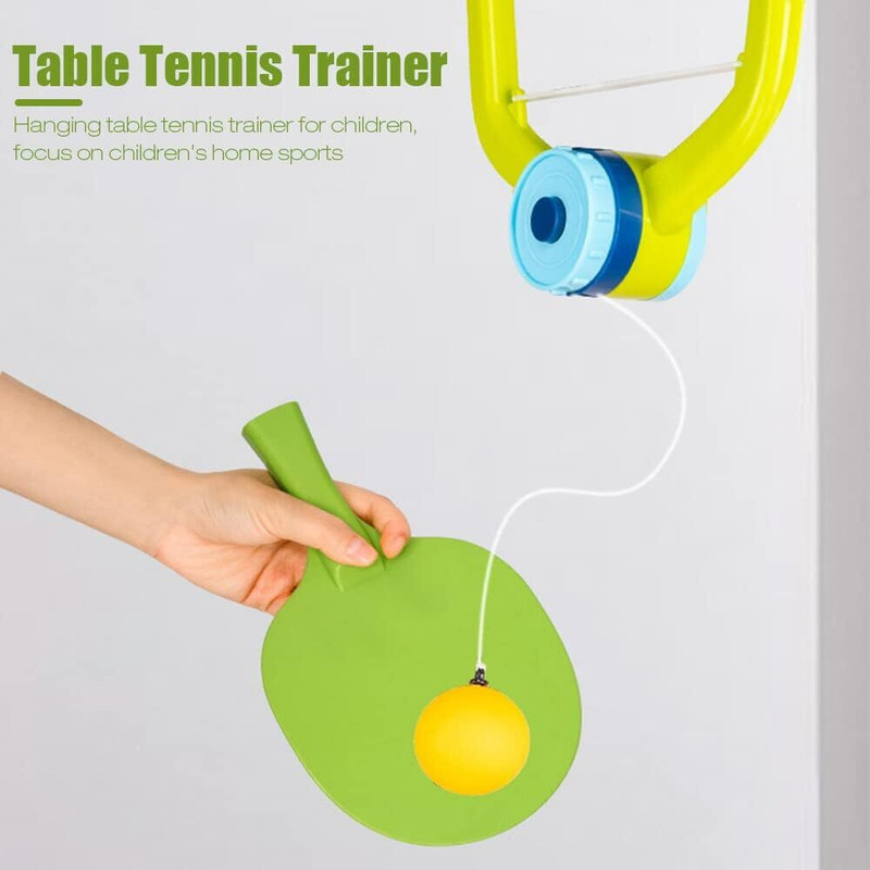 CountryLink Table Tennis Trainer Toy Rollaway Indoor Table Tennis Table(Mullti Color)