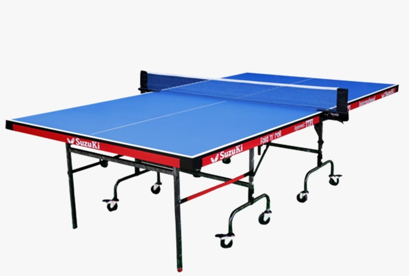 Suzuki SUZUKI iBOOSTUP® |TableTennis International Model | 18mm | Rollaway Indoor Table Tennis Table(Blue)