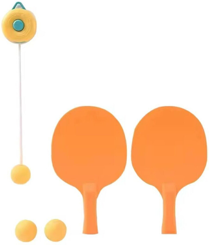 EITHEO Hanging Tennis Workout Indoor Game with Adjustable Height Stationary Indoor Table Tennis Table(Mullti Color)
