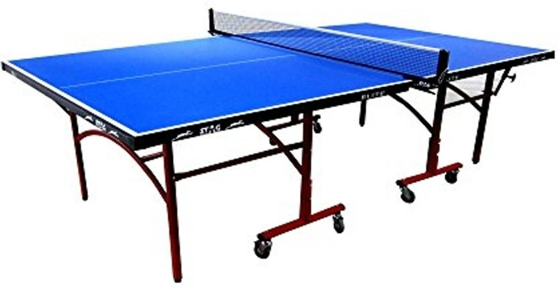 Stag iconic Elite Outdoor Blue Rollaway Outdoor Table Tennis Table(Blue)