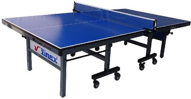 VINEX Stationary Indoor Table Tennis Table(Blue, Black, Orange)