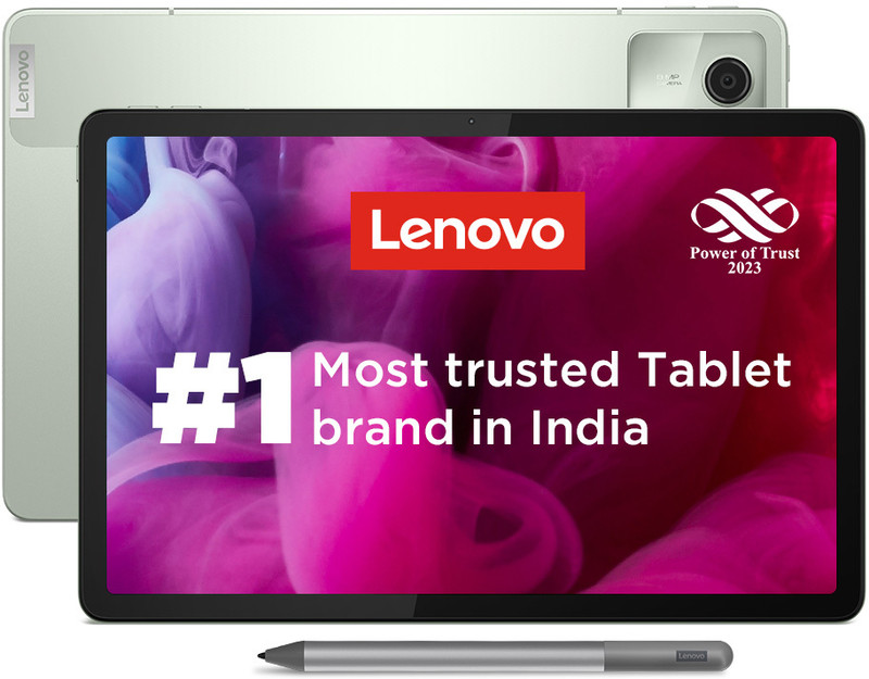 Lenovo Tab M11 LTE with Pen 4 GB RAM 128 GB ROM 11.0 inch with 4G MediaTek Helio G88 Tablet (Seafoam Green)